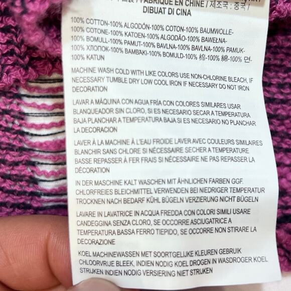 Vans Active Tank Top Women Medium Pink Black Stripes Skater Beach New with Tags - Picture 5 of 5